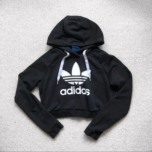 Women’s Cropped ADIDAS Hoodie